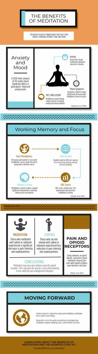 Benefits of Meditation Infographic